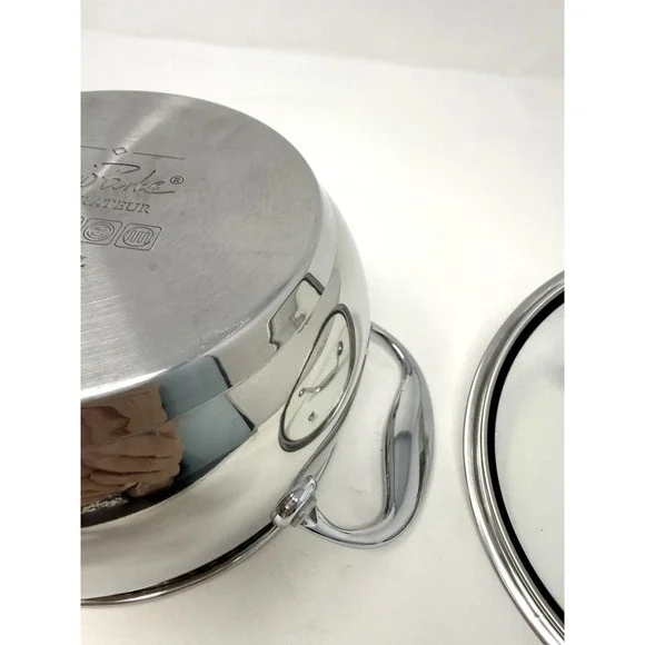 David Burke Restaurateur Splendor Series Stock Pot With Glass Lid 2 QT Cookware - Picture 9 of 10